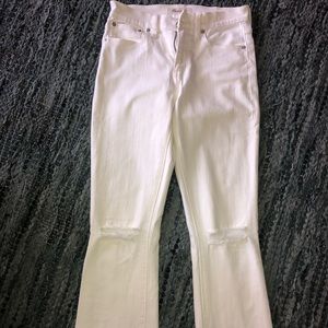 Madewell Cali Demi bootcut white size 27